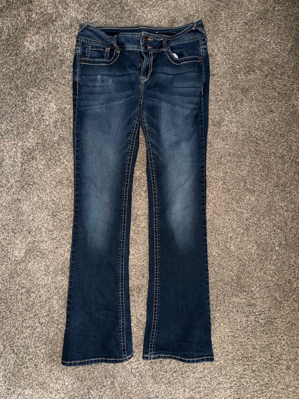 Wallflower Dark Blue Flare Jeans